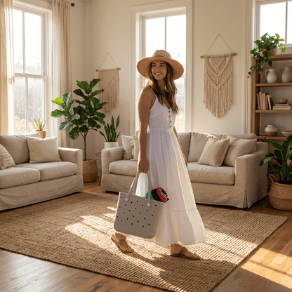 Medium White EVA Waterproof Bag