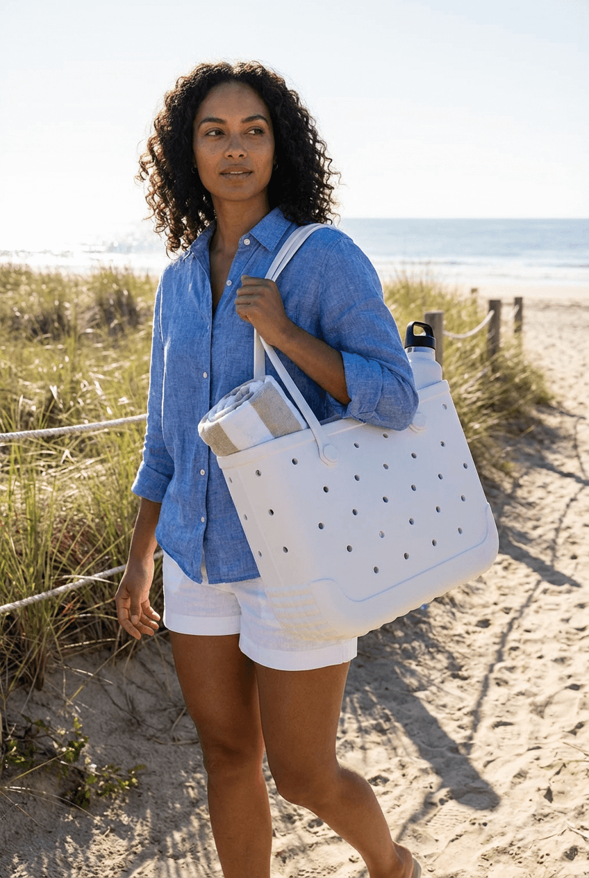 Medium White EVA Waterproof Bag